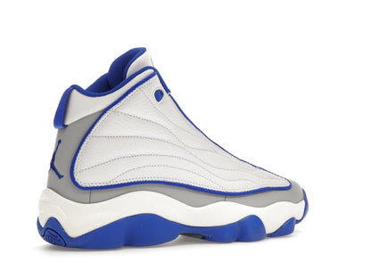 Jordan Pro Strong White Royal Grey