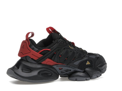adidas XLG Runner Deluxe Black Gold Metallic Red