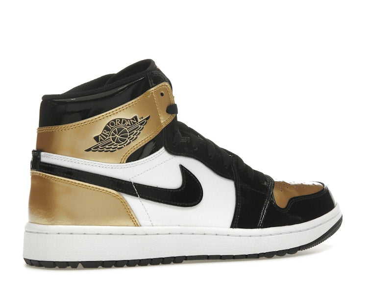 Jordan 1 Retro High Golf Patent Gold Toe