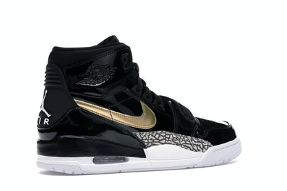 Jordan Legacy 312 Black Gold Patent