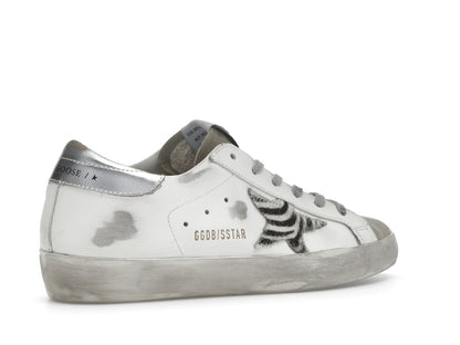 Golden Goose Super-Star Zebra Print Pony Skin Star (Women's)