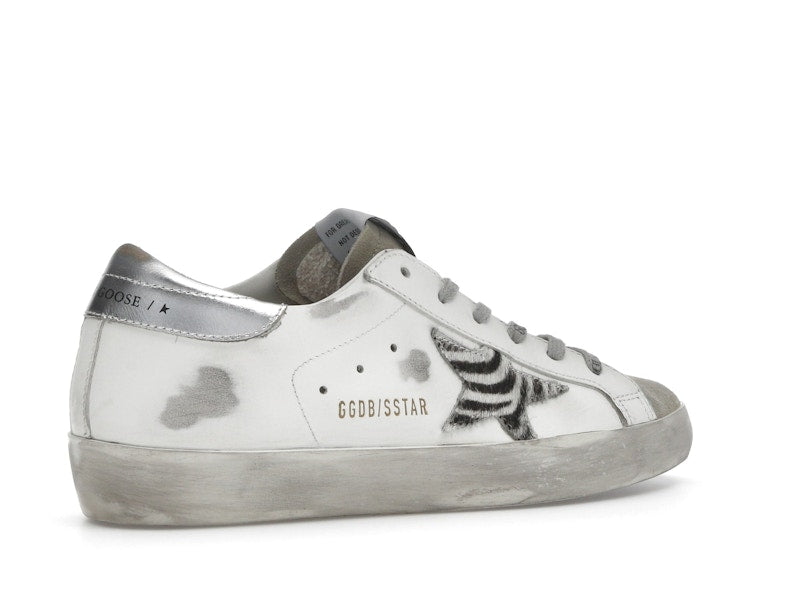 Golden Goose Super-Star Zebra Print Pony Skin Star (Women's)