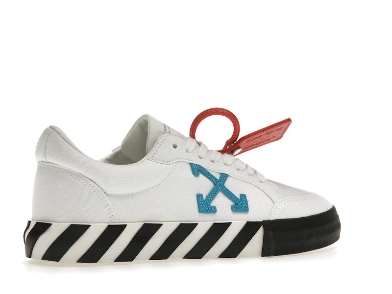 OFF-WHITE Vulcanized Low White Teal Canvas