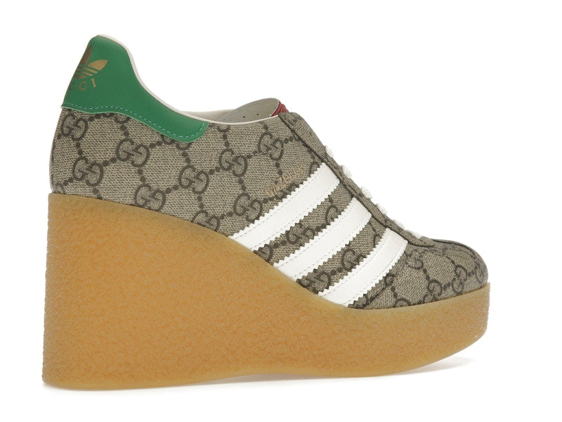adidas x Gucci Gazelle Wedge Beige GG Monogram (Women's)