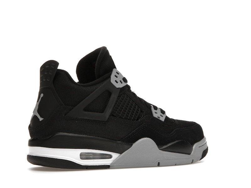 Jordan 4 Retro Black Canvas (GS)