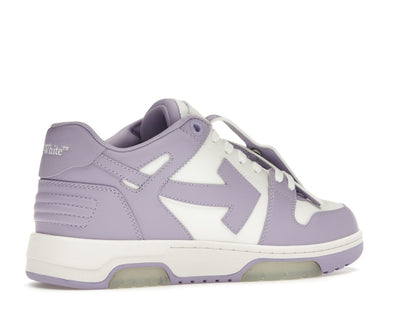 OFF-WHITE Out Of Office Calf Leather White Lilac