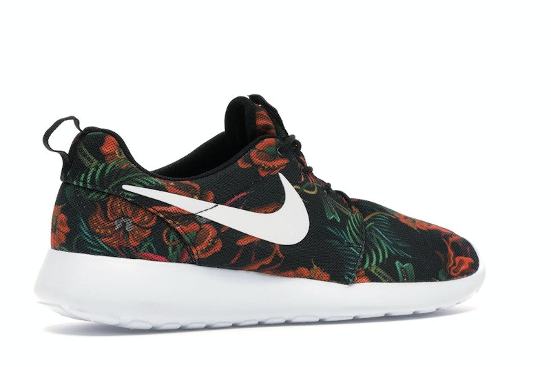 Nike Roshe Run Floral Print Total Orange