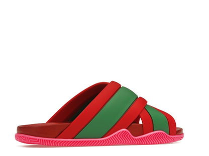 Gucci Web Slide Pink Rubber (Women's)