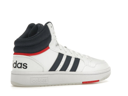 adidas Hoops 3.0 White Navy Red