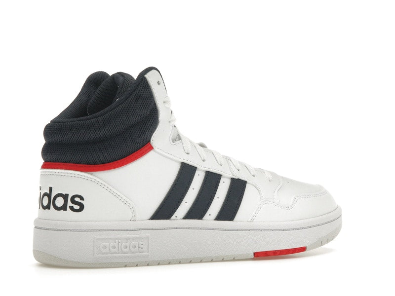 adidas Hoops 3.0 White Navy Red