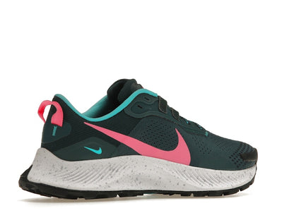 Nike Pegasus Trail 3 Dark Teal Green Pink Glow (Women's)