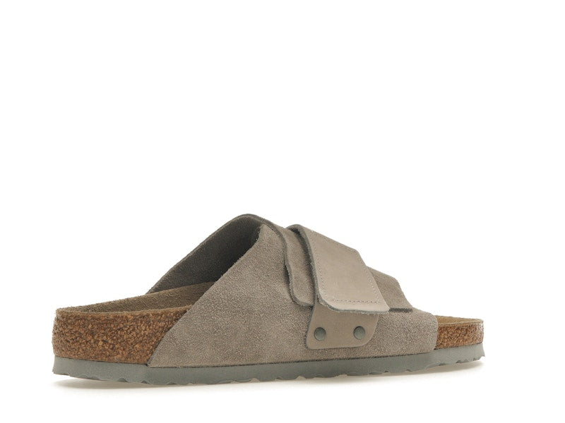 Birkenstock Kyoto Nubuck Suede Stone Coin