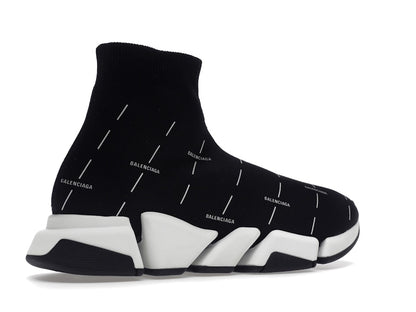 Balenciaga Speed 2.0 Black White Logo