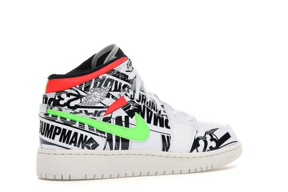 Jordan 1 Mid All Over Logos (GS)