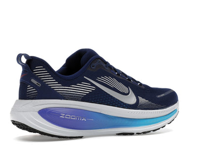 Nike Vomero 18 Blue Void Blue Lightning Bright Crimson Metallic Silver