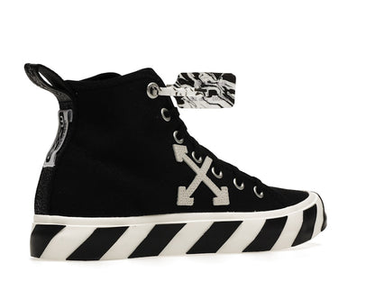 OFF-WHITE Vulcanized Mid Top Black White