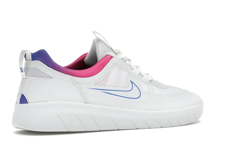 Nike SB Nyjah Free 2 Summit White Pink Blast Racer Blue