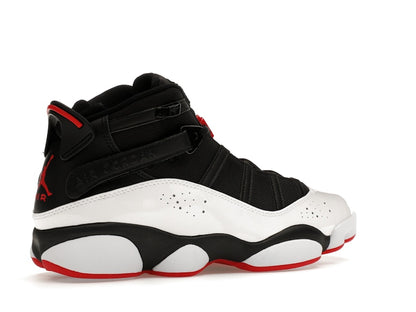 Jordan 6 Rings Black White Varsity Red
