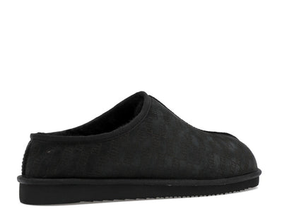 Kith Kithmas Monogram Shearling Slippers Black