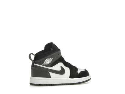 Jordan 1 Mid Black White Iron Grey (PS)