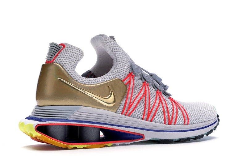 Nike Shox Gravity Vast Grey Metallic Gold