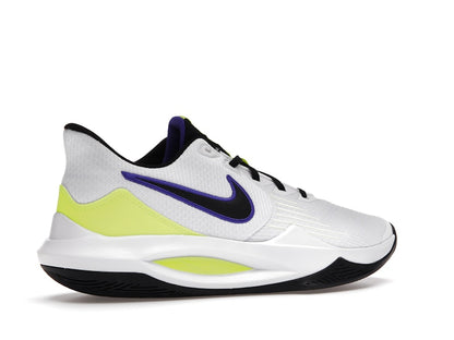 Nike Precision 5 White Barely Volt