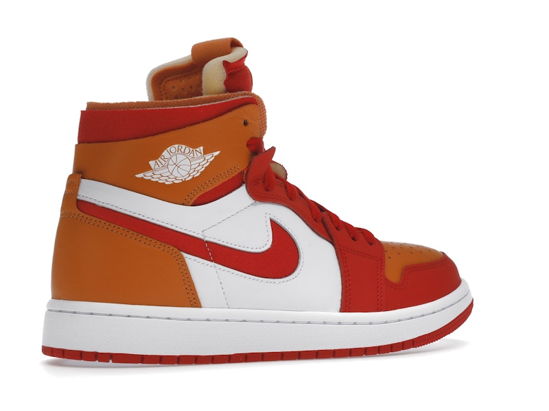 Jordan 1 High Zoom Air CMFT Fire Red Hot Curry (Women's)