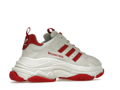 Balenciaga x adidas Triple S White Red