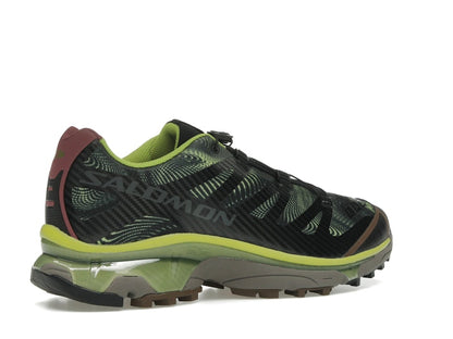 Salomon XT-4 OG Rave at Dawn Black Dark Citron