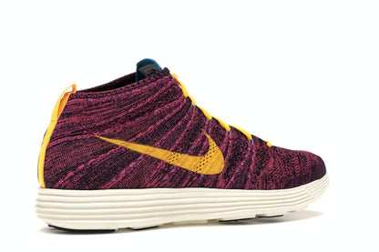 Nike Lunar Flyknit Chukka Grand Purple Laser Orange