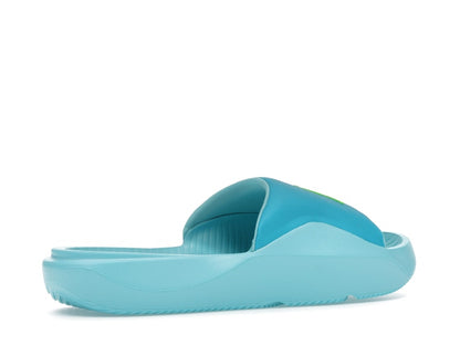 Jordan Franchise Slide Chlorine Blue Copa Electric Green