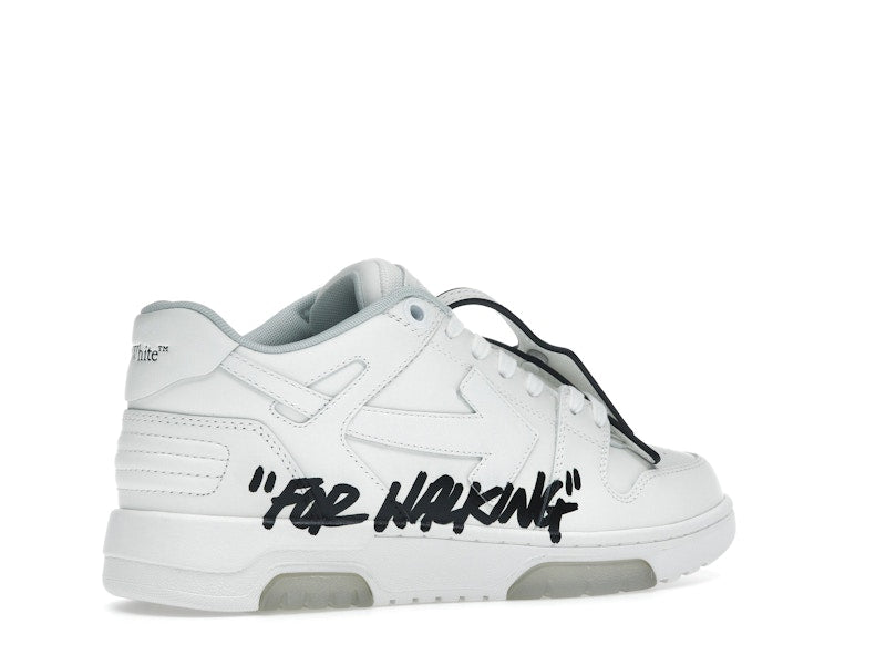 OFF-WHITE Out Of Office OOO Low Tops For Walking White Black (Women's)