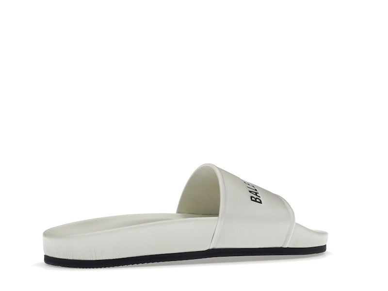 Balenciaga Pool Slide White Black (Women's)