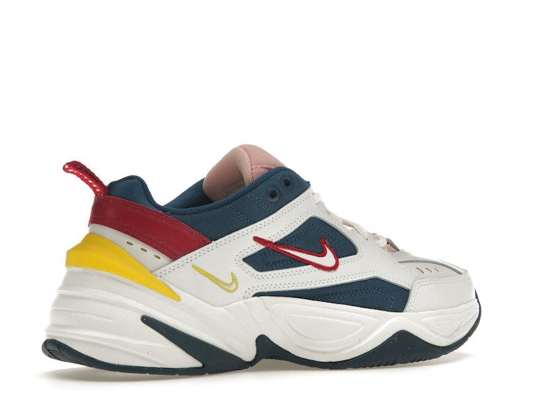 Nike M2K Tekno Blue Force Summit White Chrome Yellow (Women's)