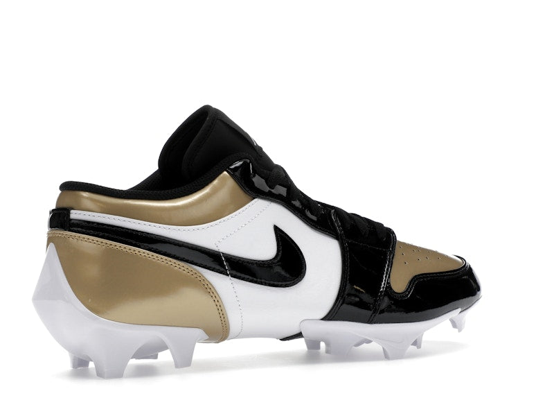 Jordan 1 Low TD Cleat Patent Gold Toe