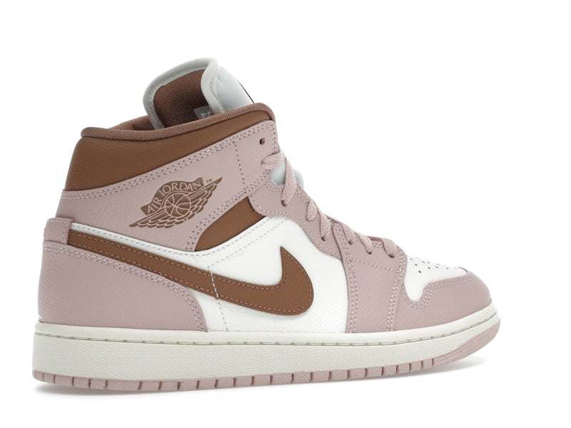Jordan 1 Mid Pink Oxford Brown (Women's)