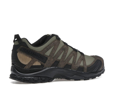 Salomon XA Pro 3D Distressed Leather Dark Earth Black