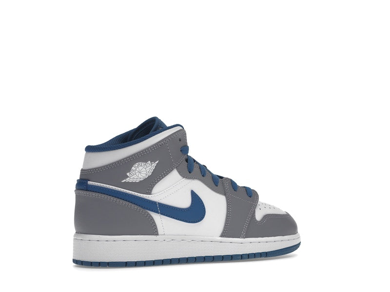 Jordan 1 Mid True Blue Cement (GS)