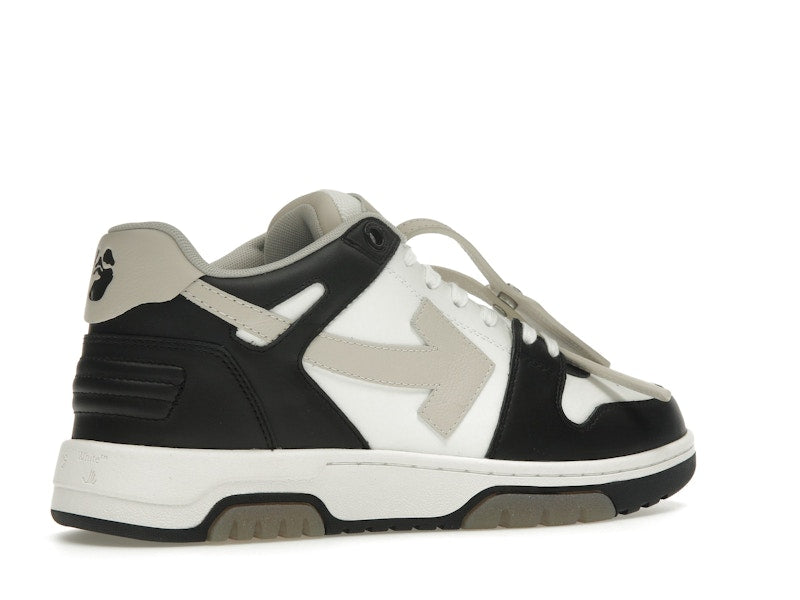 OFF-WHITE Out Of Office OOO Low Tops Black Beige