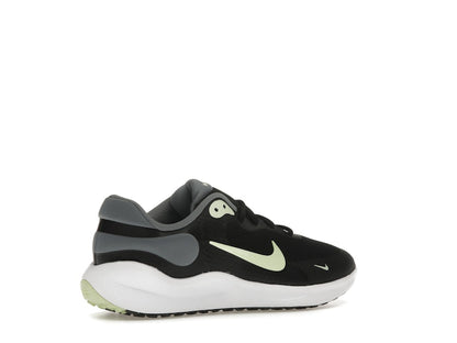 Nike Revolution 7 Black Smoke Grey White Barely Volt (GS)
