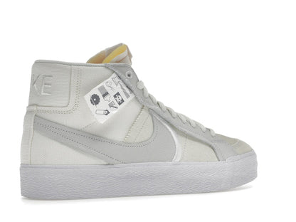 Nike SB Blazer Mid Warning Label Summit White