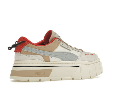 Puma Mayze Stack Retro Grade Vaporous Grey Red