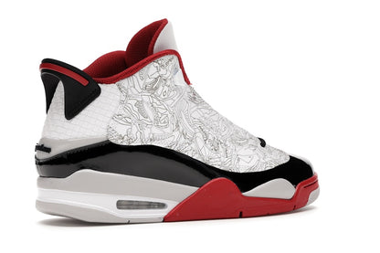Jordan Dub Zero White Varsity Red