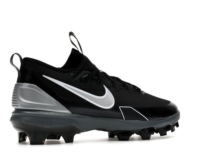 Nike Force Trout 9 Elite MCS Black White Anthracite Metallic Silver