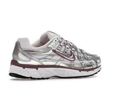 Nike P-6000 White Metallic Silver Tattoo (Women's)