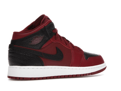 Jordan 1 Mid Team Red Black White (GS)