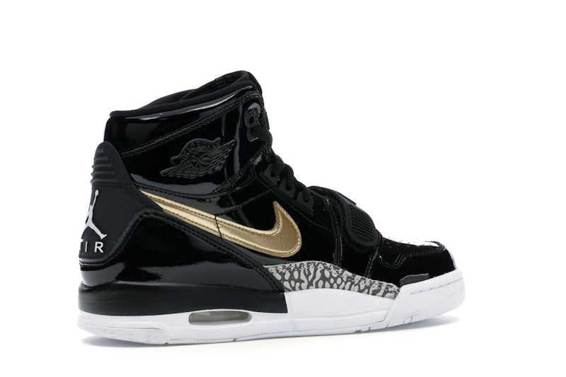 Jordan Legacy 312 Black Gold Patent (GS)