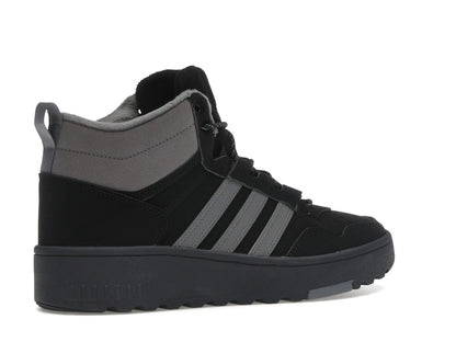 adidas Hoops 4.0 Mid Black Grey Four