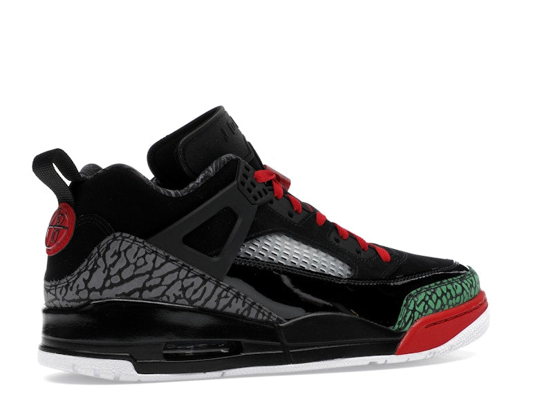 Jordan Spizike Low Black Classic Green White Varsity Red