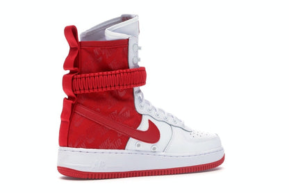 Nike SF Air Force 1 High White University Red